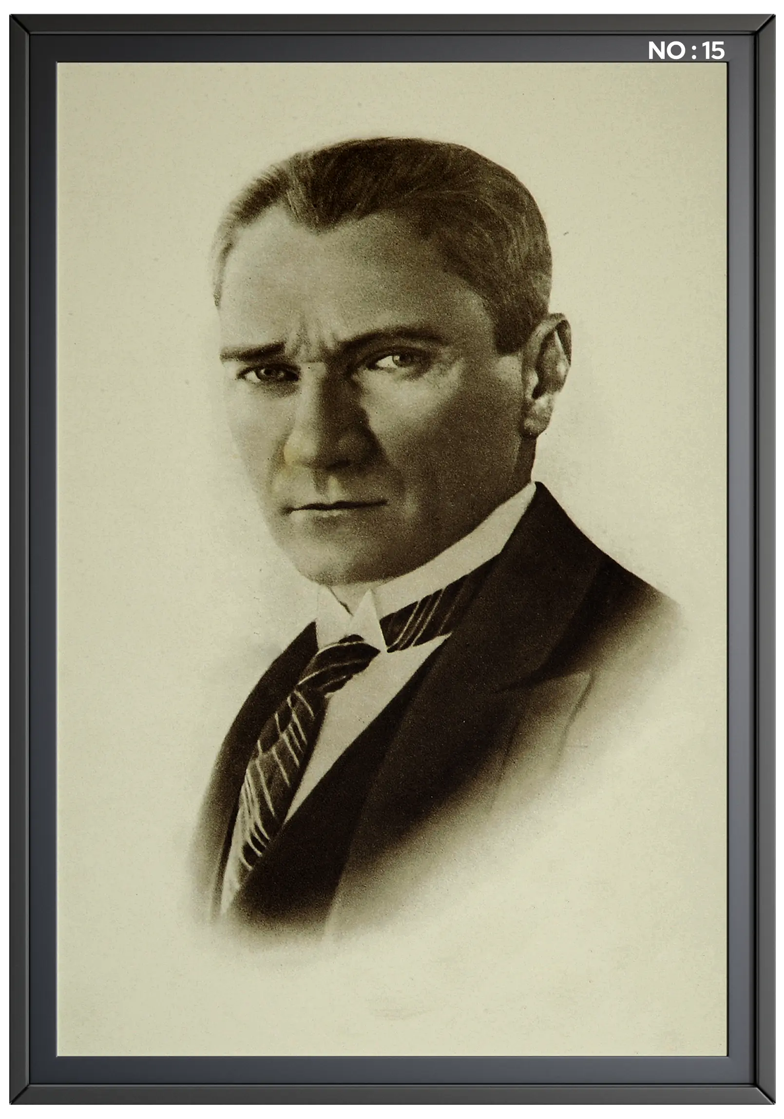 Trend Bayrak | Siyah Beyaz Atatürk Posteri