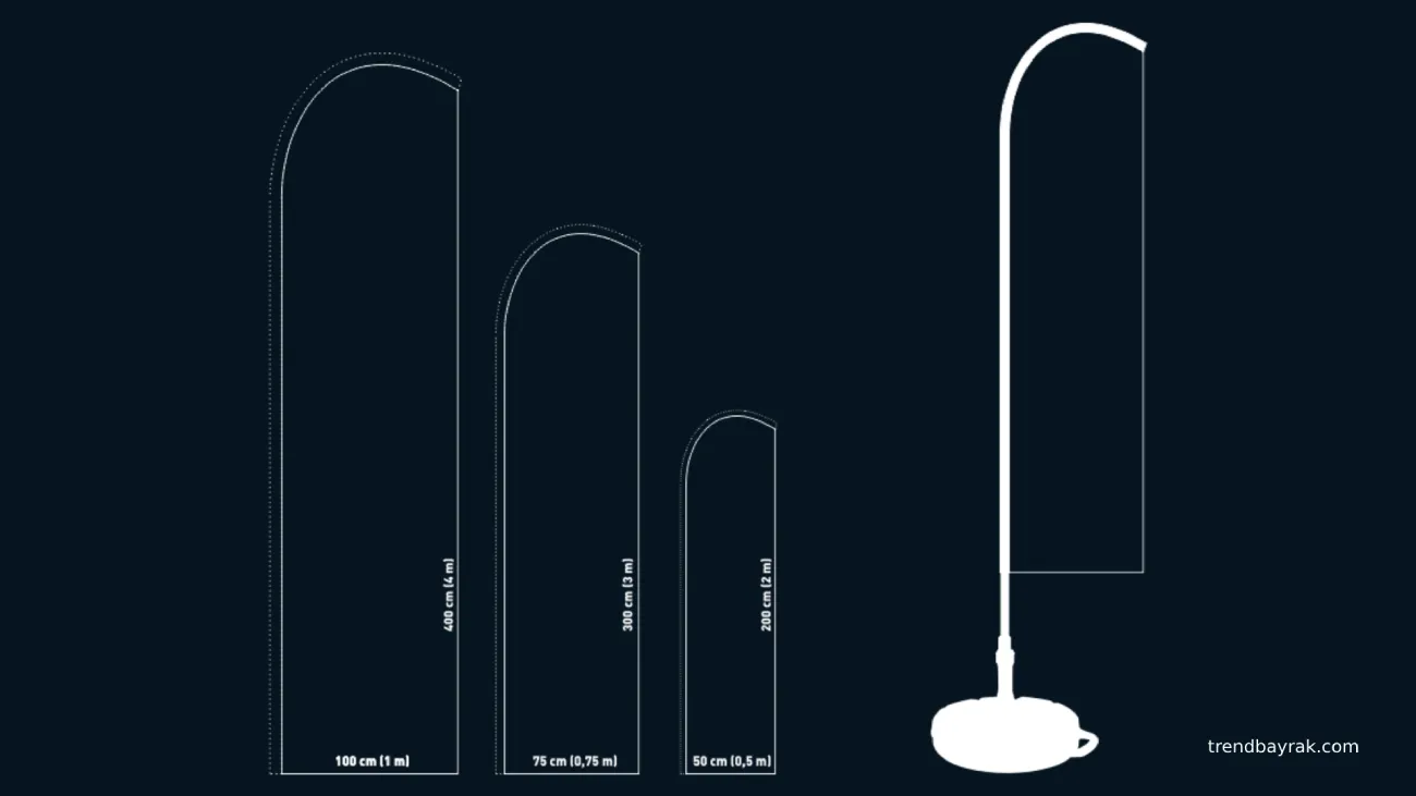 Trend Bayrak | Sail Flag Pole